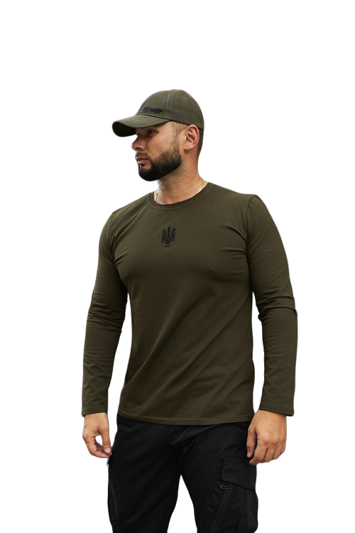 Лонгслів Pulse Тризуб XXXL Олива