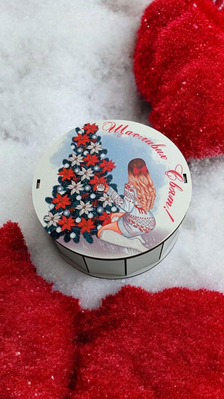 Коробка-бокс дерев'яна під наповнення солодощами для дітей d 15 см (142) - фото 4 Коробка-бокс дерев'яна під наповнення солодощами для дітей d 15 см (142) - фото 4