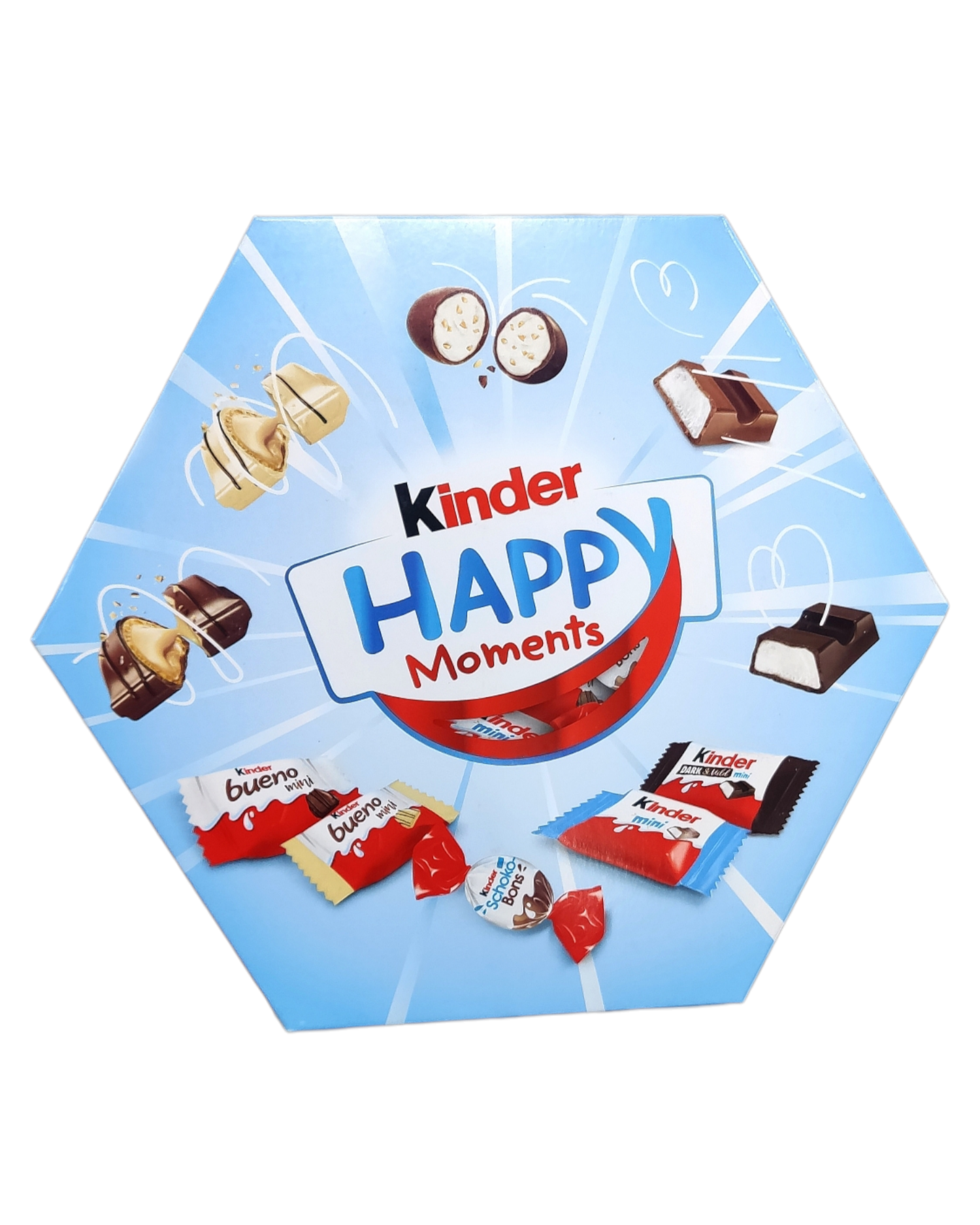 Набір цукерок Kinder Happy Moments Mini Mix 161 г (00361) - фото 1