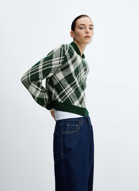 Джемпер жіночий з блискавкою MANGO 67073269 S Зелений - фото 6 Джемпер жіночий з блискавкою MANGO 67073269 S Зелений - фото 6