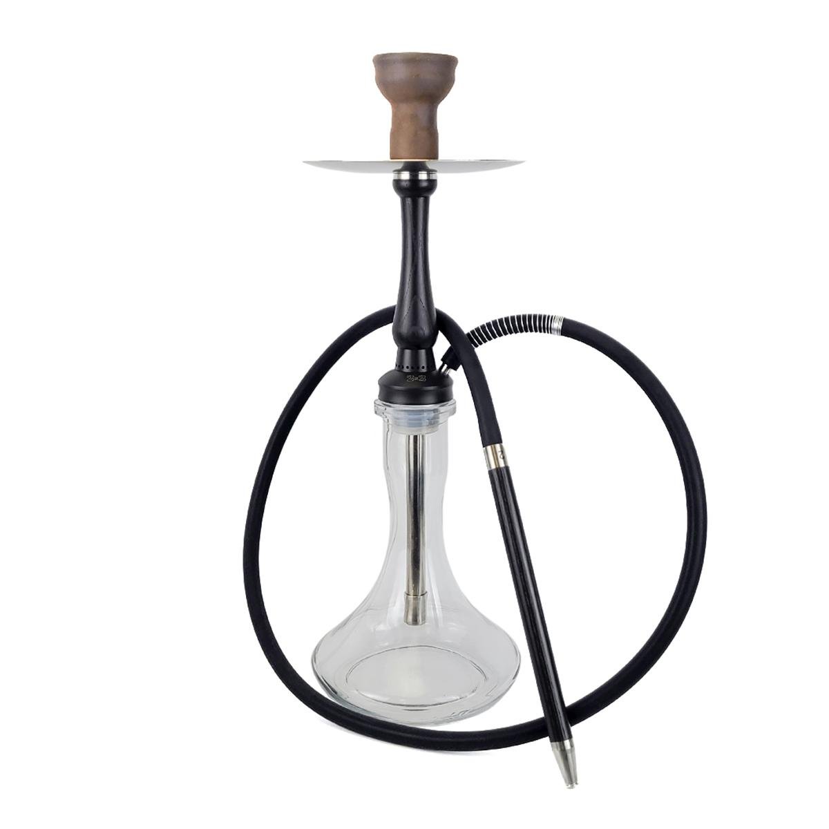 Кальян 2х2 Hookah Medium Black Craft Clear (8204-213) - фото 1