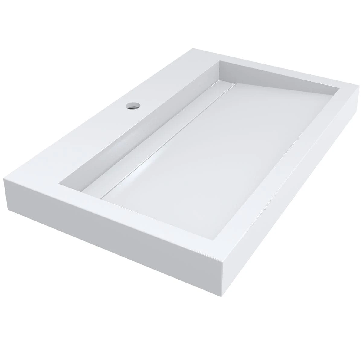 Умывальник накладной Miraggio Agness прямоугольный 750x480 мм Белый (MG-0000153)