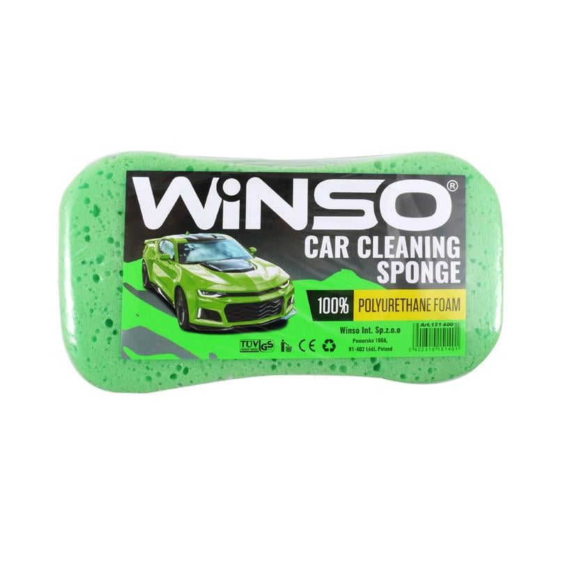 Губка для миття авто WINSO з великими порами 220х120х60 мм (151400) - фото 1
