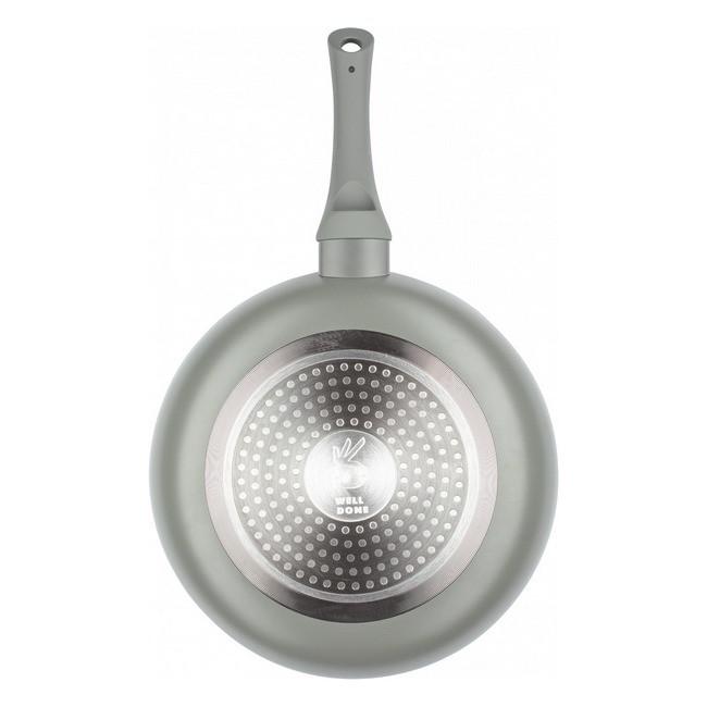 Сковорідка Well Done WD-1024B LightStone індукція d 24 см Grey (iz14852) - фото 2