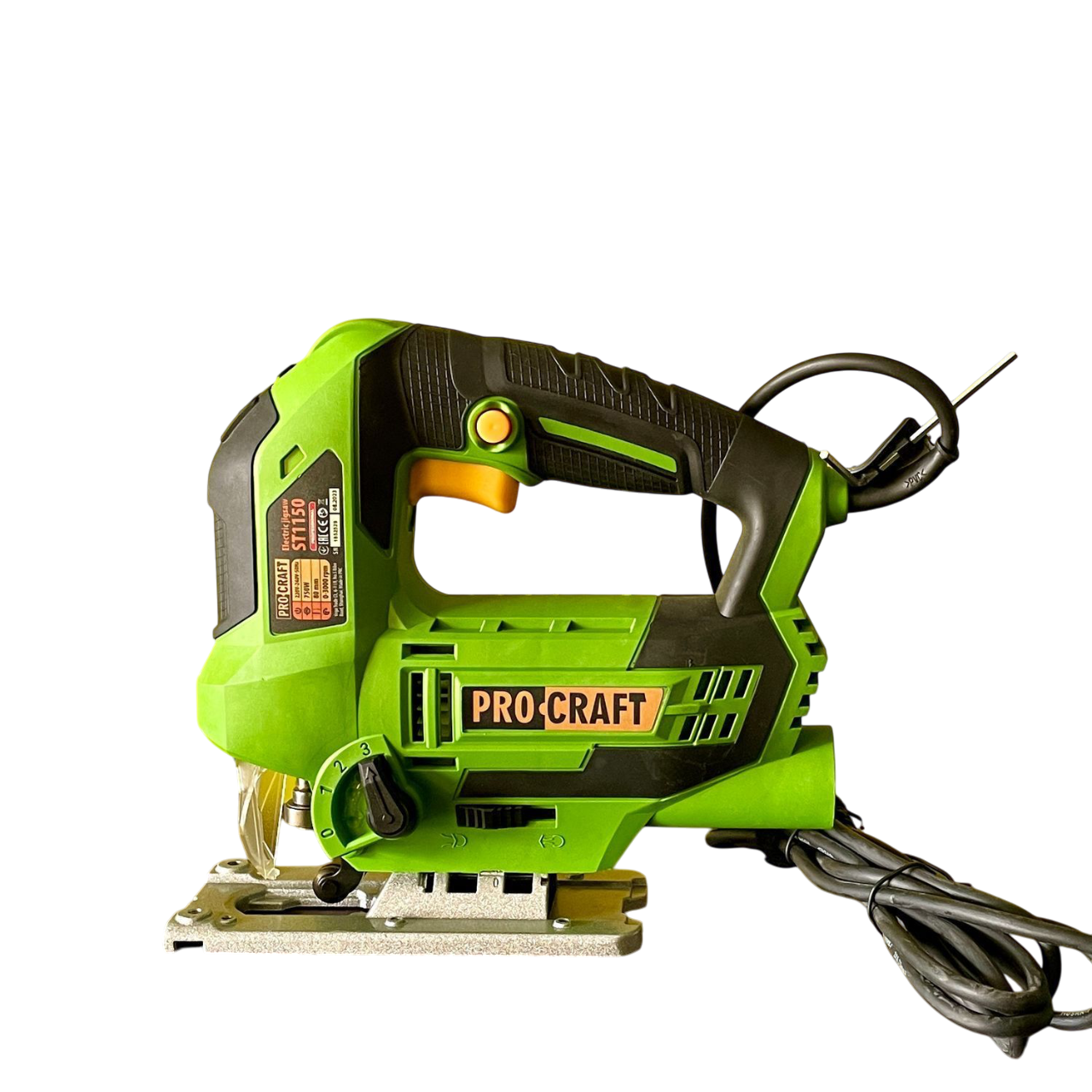 Лобзик електричний ProCraft ST-1150 750 Вт лазер/підсвітка 80 мм (011505)