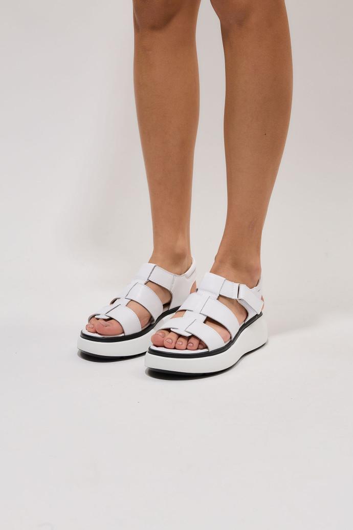 Босоніжки жіночі ALLSY шкіряні р. 41 Білий (195209) - фото 1 Босоніжки жіночі ALLSY шкіряні р. 41 Білий (195209) - фото 1