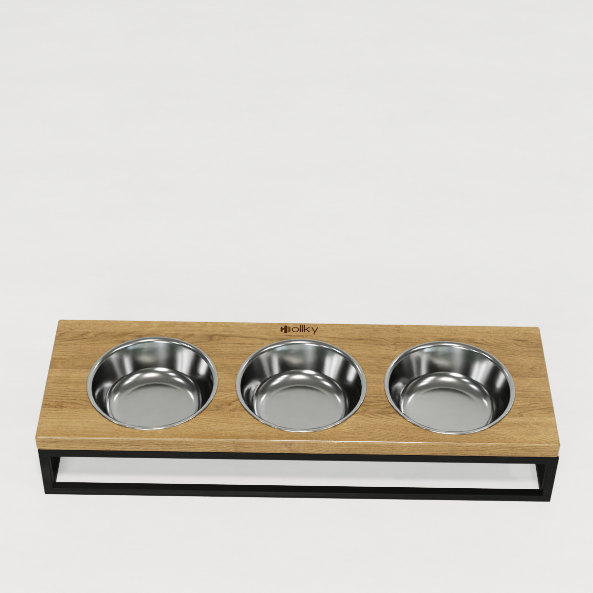 Миски на підставці для котів і маленьких собак Hollky Base Bar 3х0,45 л (Bar-54187-BLNT) - фото 9 Миски на підставці для котів і маленьких собак Hollky Base Bar 3х0,45 л (Bar-54187-BLNT) - фото 9