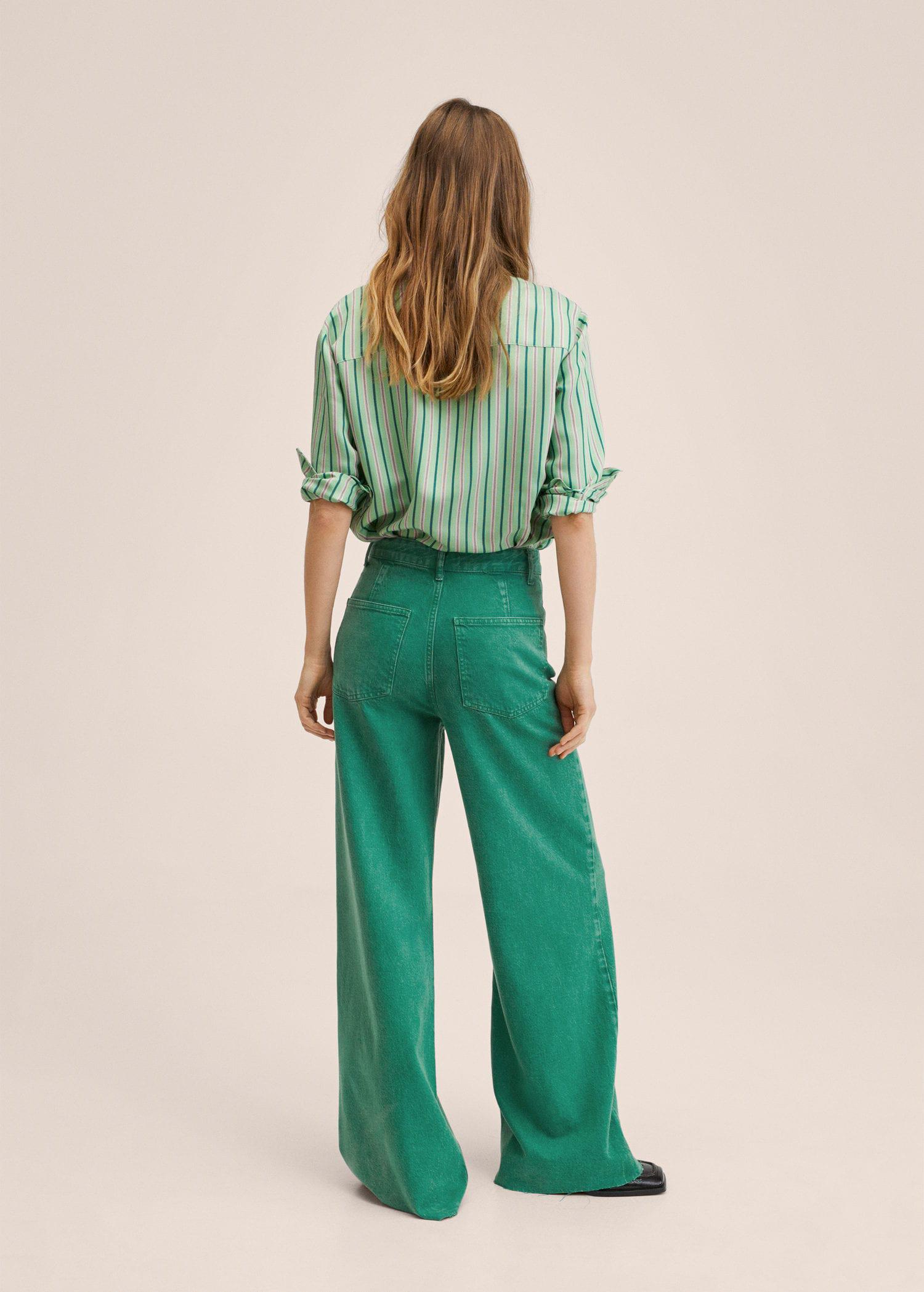 Джинси жіночі Mango 27051141 р. 36 Зелений - фото 5