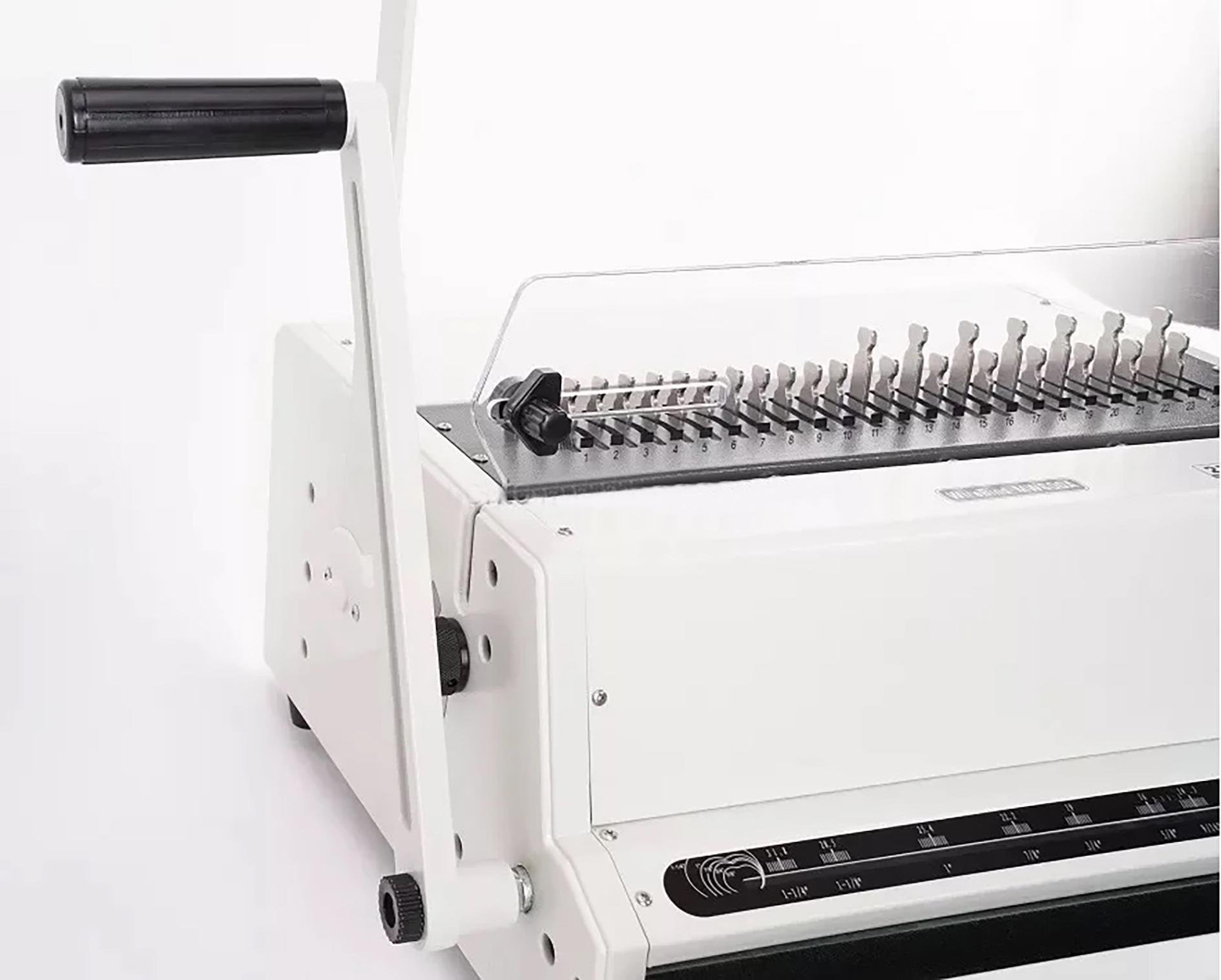 Перфобиндер на металлическую пружину W600A шагом 3:1 - фото 3 Перфобиндер на металлическую пружину W600A шагом 3:1 - фото 3