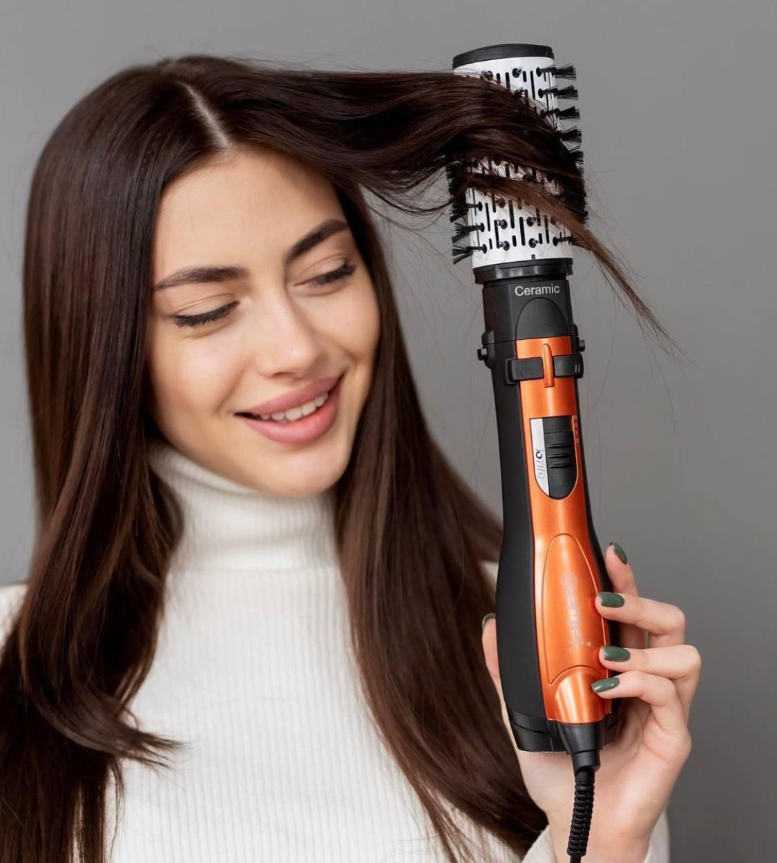 Фен-браш Gemei GM-4828 обертовий для волосся 3в1 - фото 5 Фен-браш Gemei GM-4828 обертовий для волосся 3в1 - фото 5