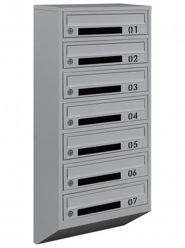 Почтовый ящик многосекционный Е1-07.D RAL 7035