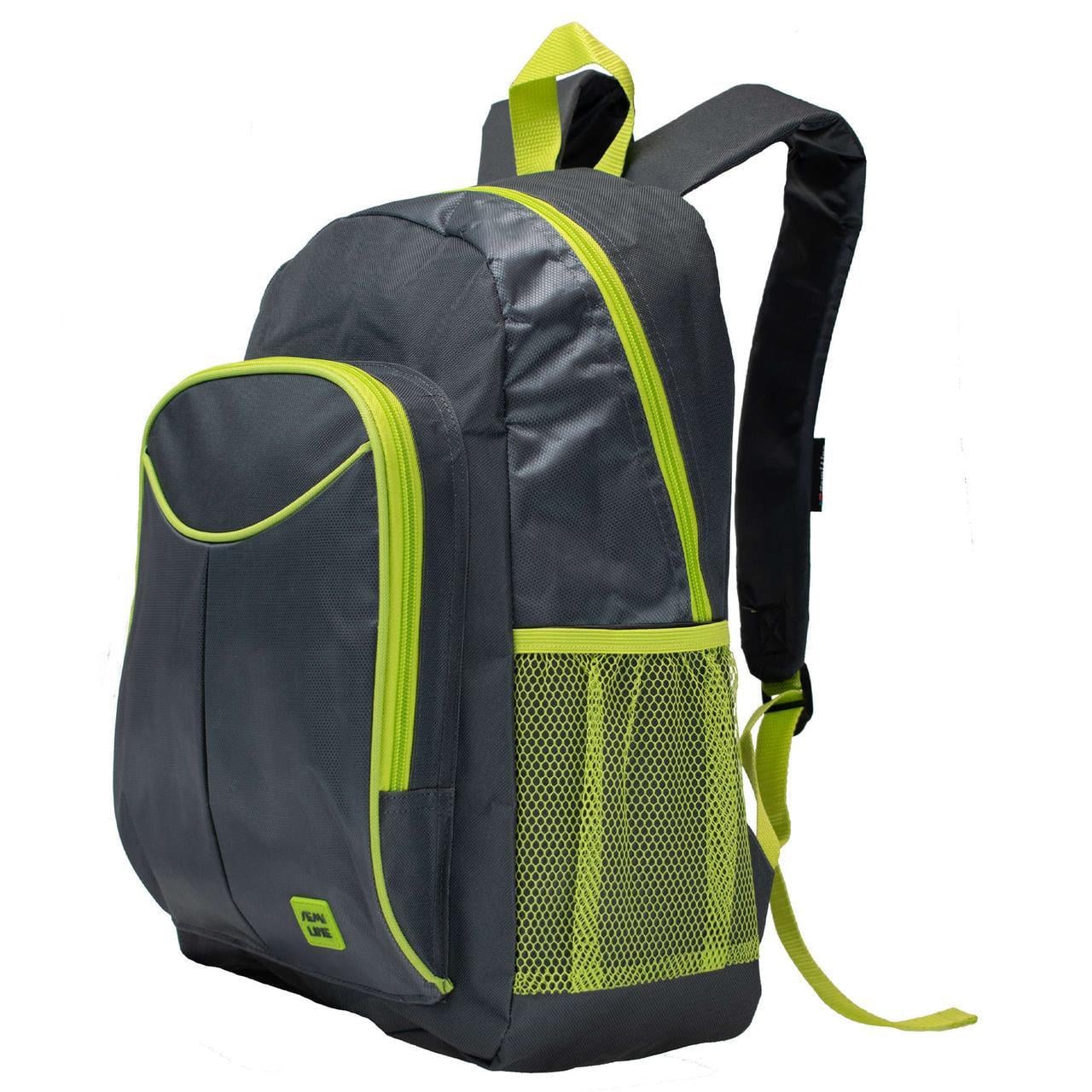 Рюкзак городской SEMI LINE 20 Graphite/Lemon (J4916-4)