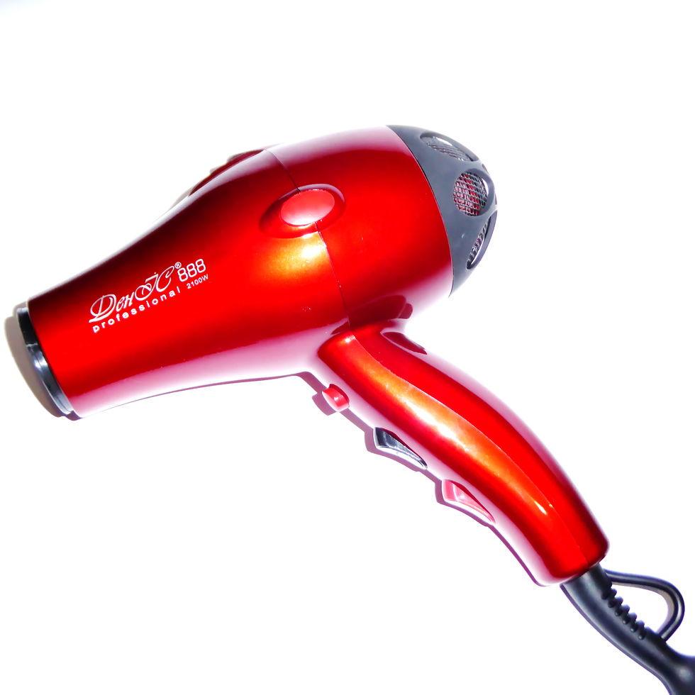Фен професійний ДенІС professional 888 з 2-ма насадками/дифузор 2000 Вт Red (1453069895) - фото 5 Фен професійний ДенІС professional 888 з 2-ма насадками/дифузор 2000 Вт Red (1453069895) - фото 5