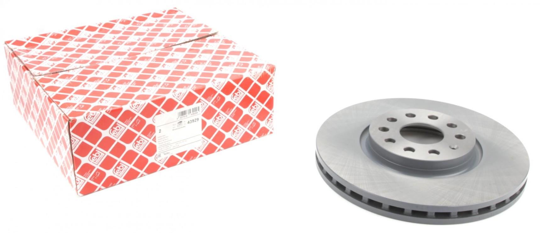 Диск гальмівний передній FEBI BILSTEIN для Skoda Kodiaq 16-/VW Sharan/Tiguan 10- 314x30 мм (43929)