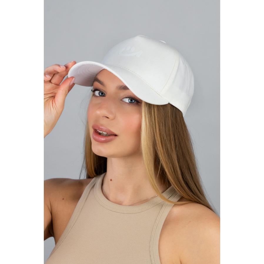 Бейсболка Smile Braxton 1536 женская пятиклинка котоновая L/р. 57-58 Белый Бейсболка Smile Braxton 1536 женская пятиклинка котоновая L/р. 57-58 Белый