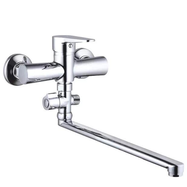 Смеситель для ванны Wezer PUD6-B045 однорычажный Хром (171202)