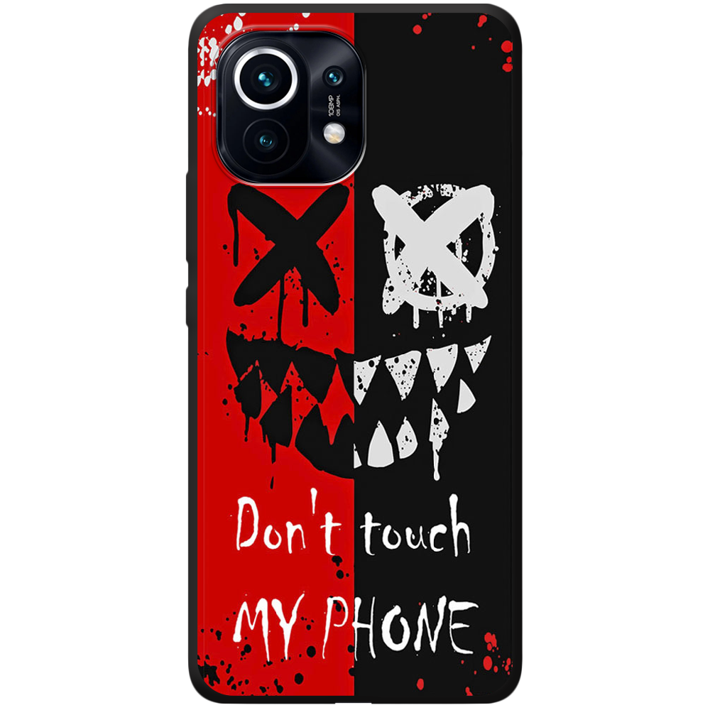 Чехол BoxFace Xiaomi Mi 11 Bad Smile Черный силикон (41924-up2468-44011)