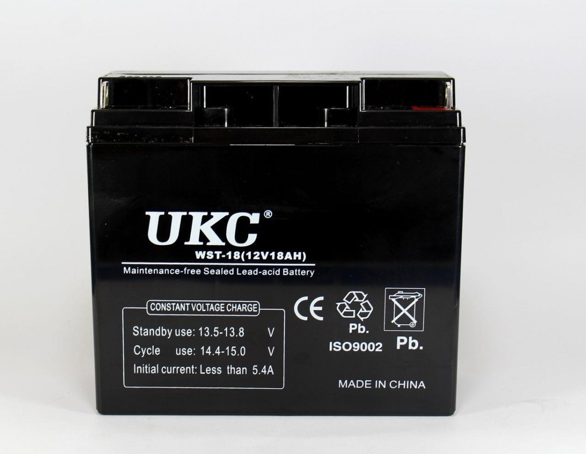 Акумулятор UKC Battery 12 V 18 A (2542122012) - фото 2