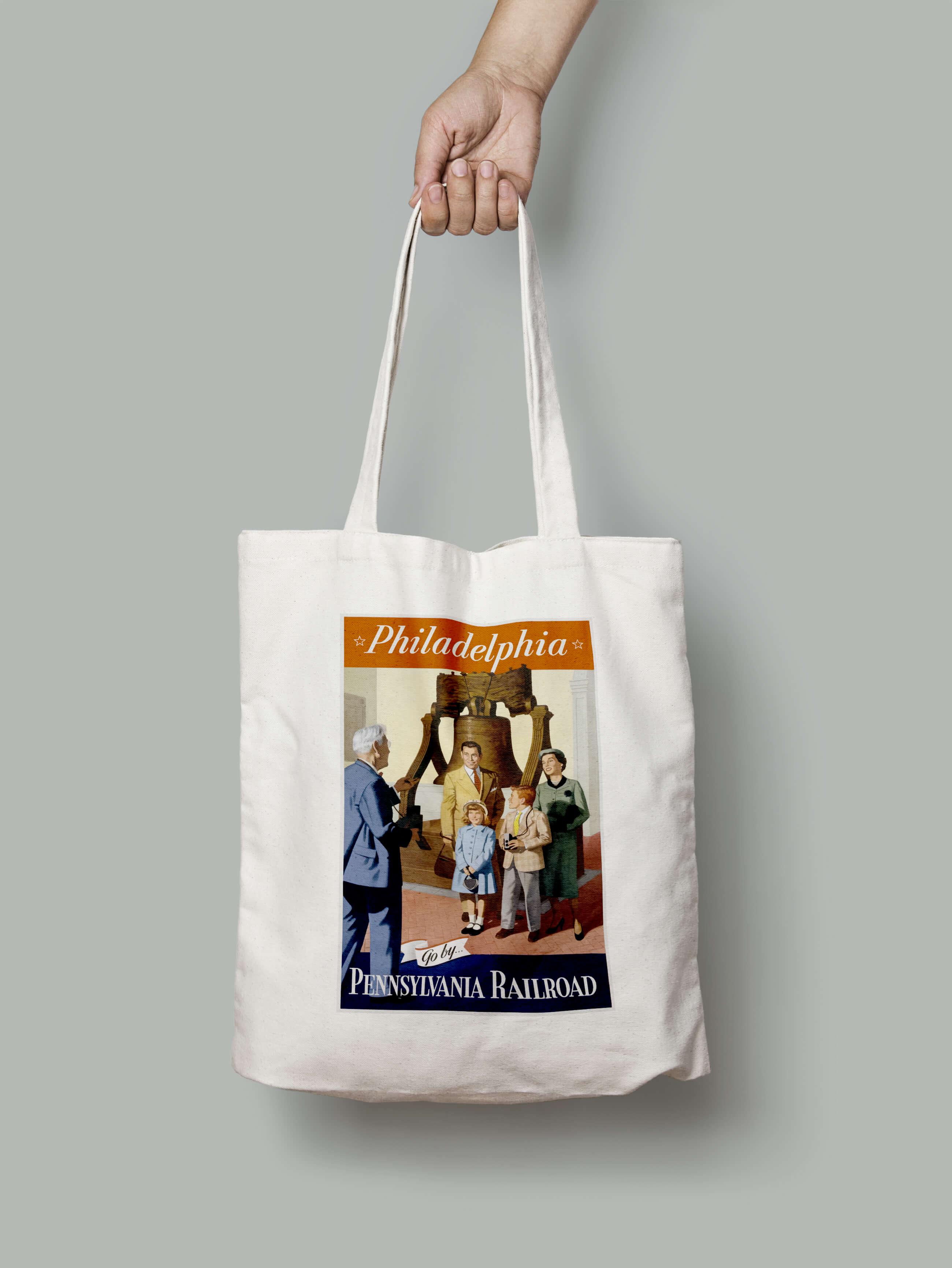 Эко-сумка Филадельфия люди на экскурсии шопер (philadelphia_Bag)