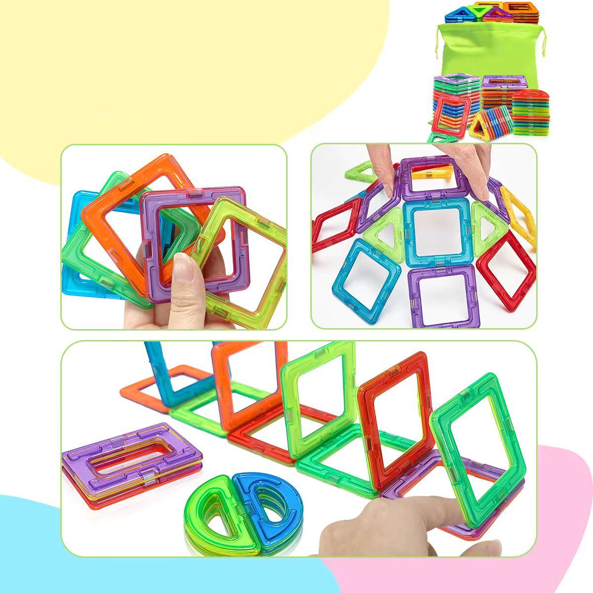 Конструктор магнітний Magnetic деталі 84 елементів (661) - фото 5 Конструктор магнітний Magnetic деталі 84 елементів (661) - фото 5