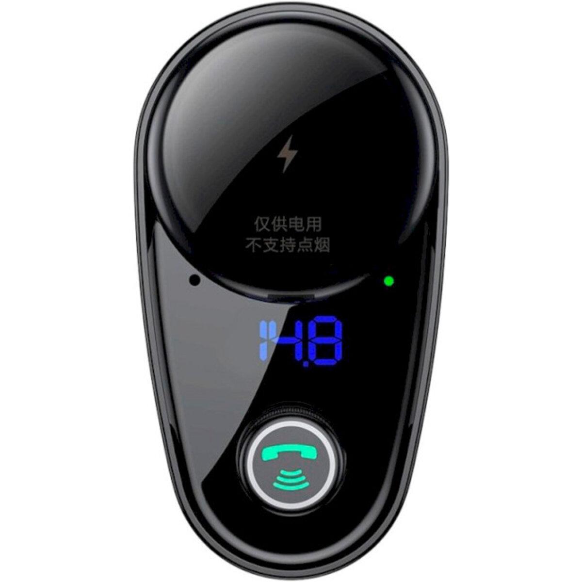 Трансмітер автомобільний Baseus S-06 Bluetooth MP3 Player 3,4 A Black (604347) - фото 3