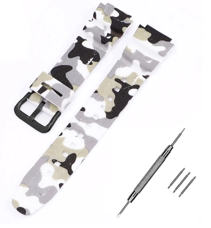 Ремінець для Casio G-Shock AQ-S800/AE-1200 Camo White BK (3881)