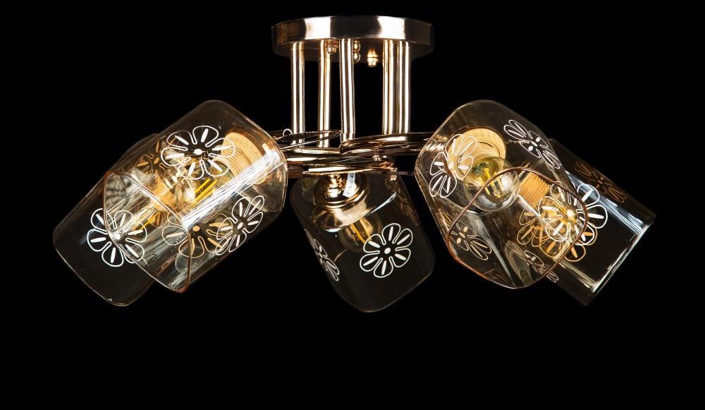 Люстра з плафонами Ray L9716A/5 FGD (IR006343) Люстра з плафонами Ray L9716A/5 FGD (IR006343)