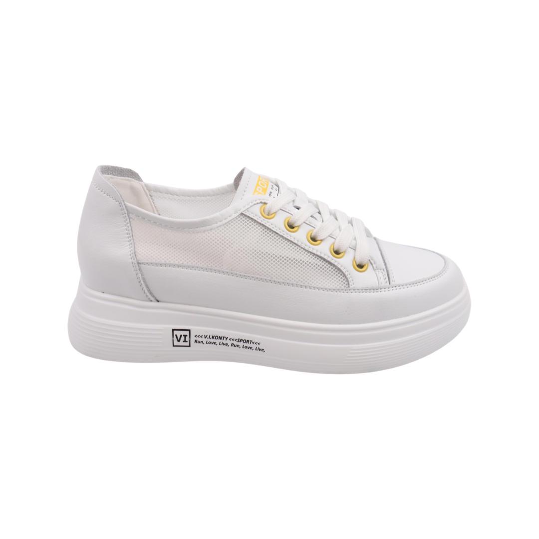 Туфлі жіночі Vikonty зі шкіри р. 39 Білий (368-22LTC) - фото 3 Туфлі жіночі Vikonty зі шкіри р. 39 Білий (368-22LTC) - фото 3