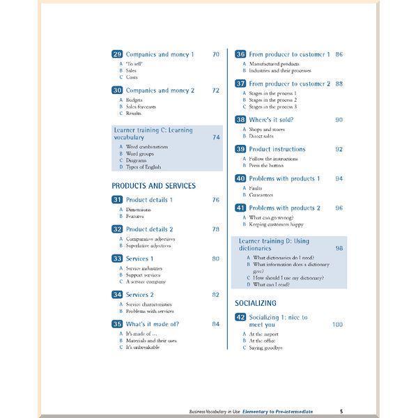 Книга Business Vocabulary in Use Second Edition Elementary to Pre-Intermediate with answers - фото 4