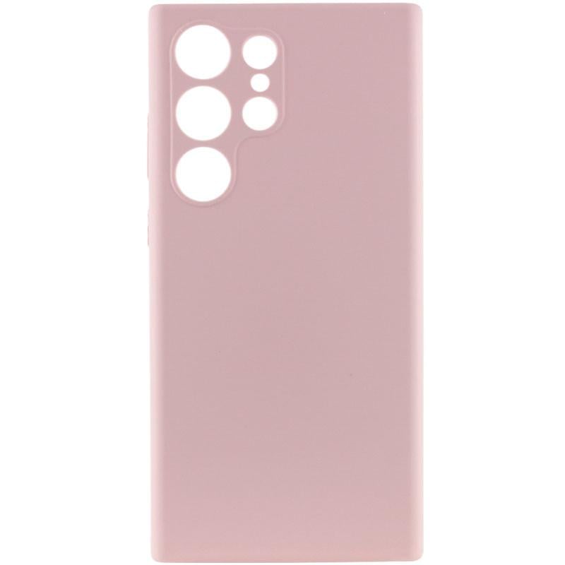 Протиударний Чохол Silicone Cover Lakshmi Full Camera (AAA) для Samsung Galaxy S23 Ultra Рожевий / Pink Sand