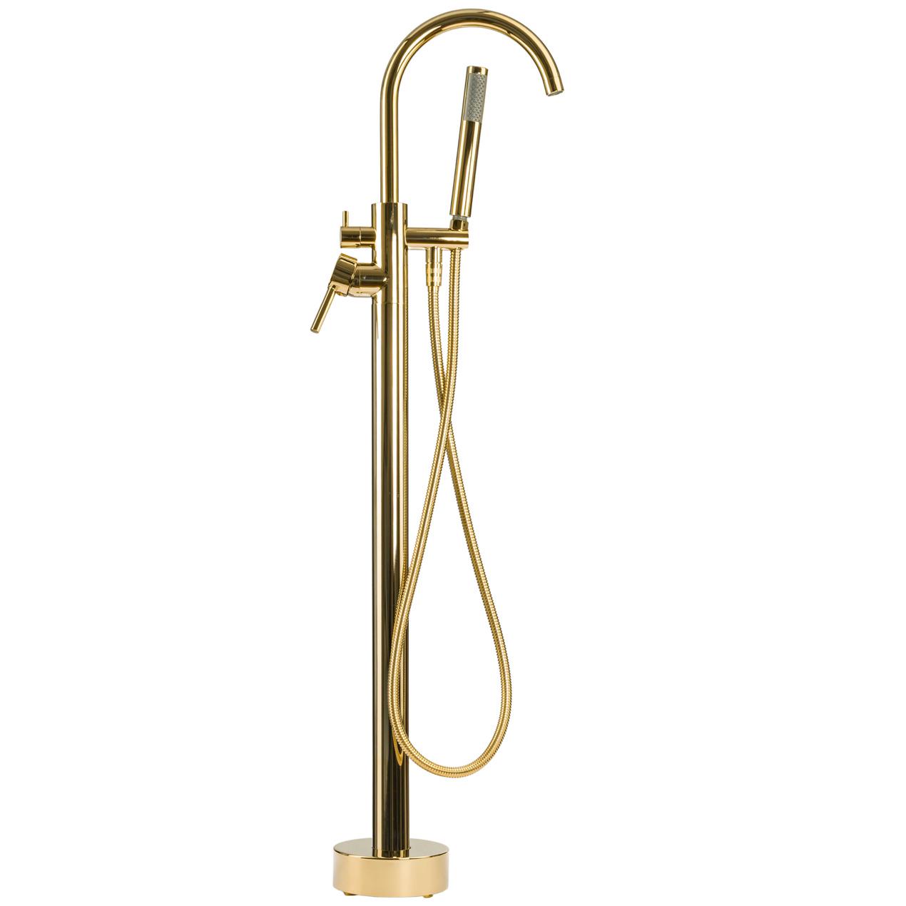 Смеситель для ванны Corsan LUGO CMM35GL reac-10000000061 напольный Золотой (158770)
