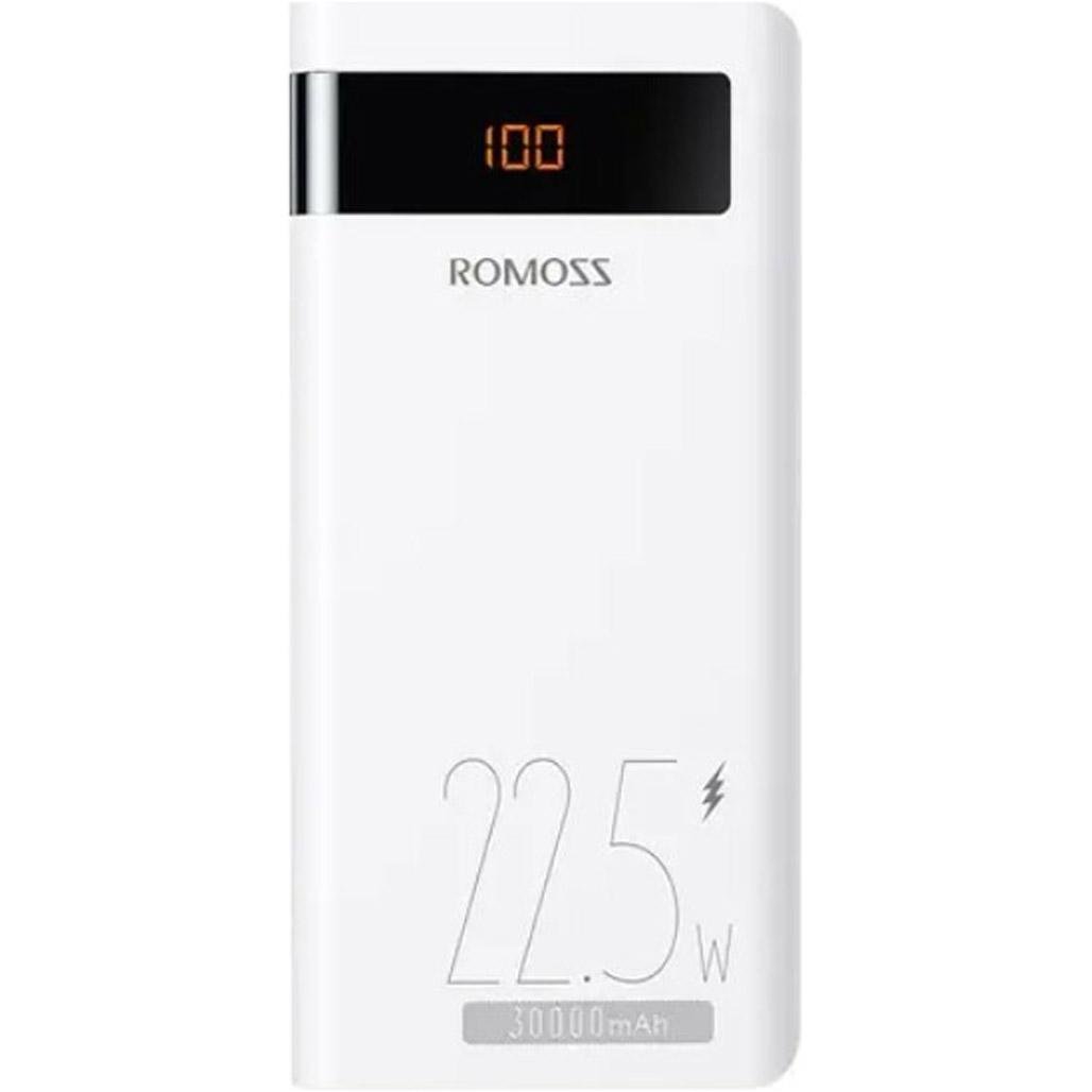 Зовнішній акумулятор Romoss Sense 8PF 30000 mAh 22,5W White (PHP30-852-1735H)