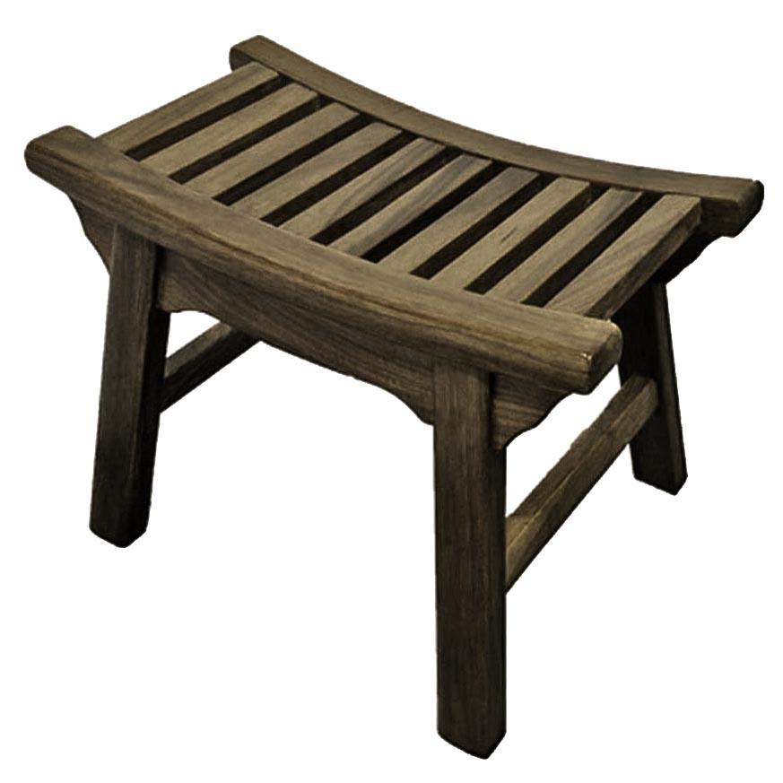 Табурет для ванной из дерева Кобия Эспрессо (ТВН-003135)