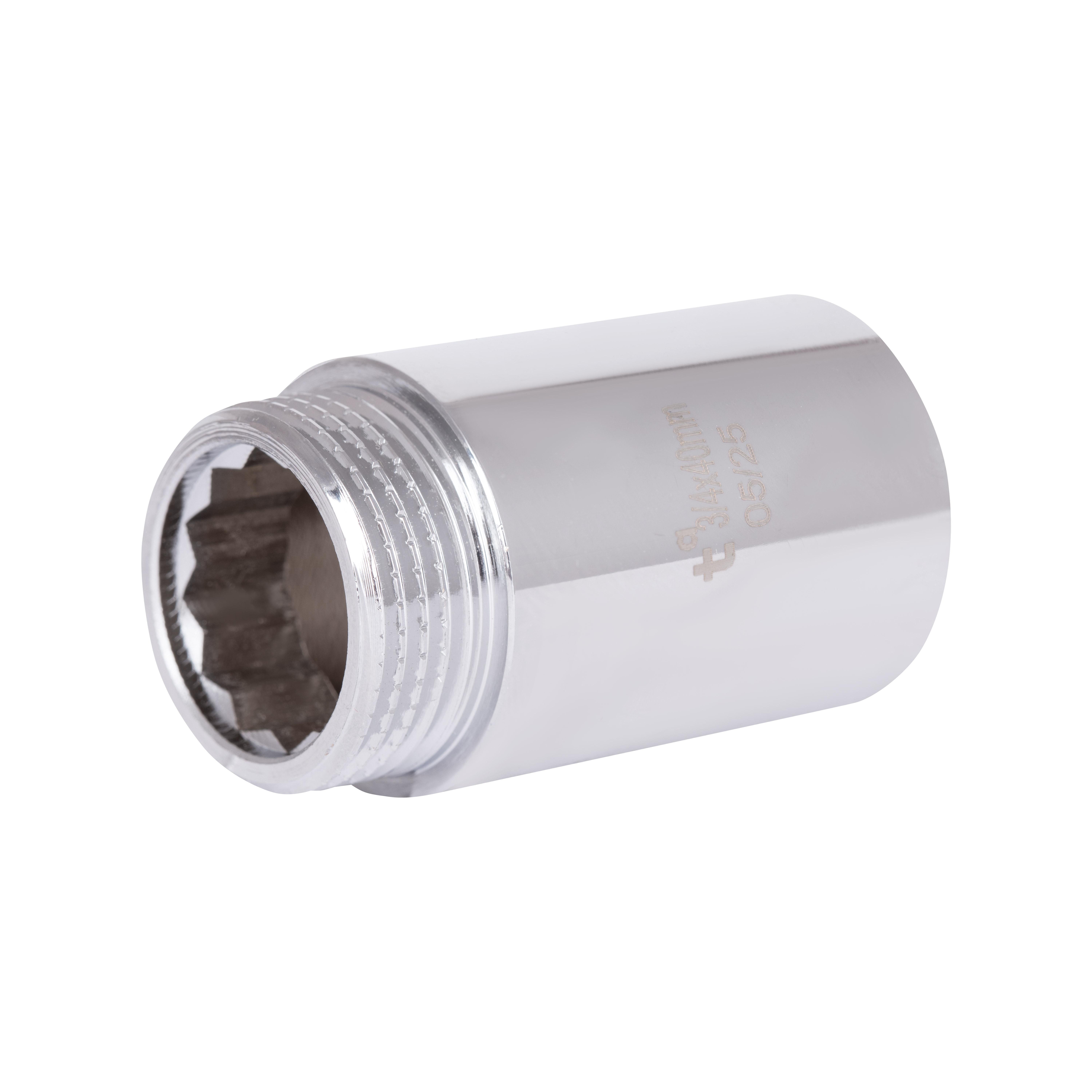Удлинитель хромированный Thermo Alliance Standart 3/4" ВЗ 40 мм для труб (SD1302040) Удлинитель хромированный Thermo Alliance Standart 3/4" ВЗ 40 мм для труб (SD1302040)