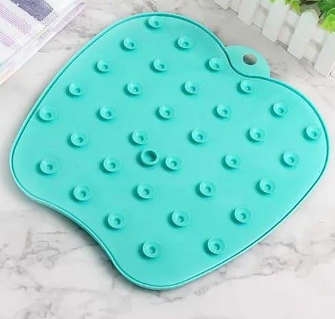 Коврик-скраббер для массажа ног противоскользящий OSPORT силиконовый Бирюзовый (MS 4203) - фото 2 Коврик-скраббер для массажа ног противоскользящий OSPORT силиконовый Бирюзовый (MS 4203) - фото 2