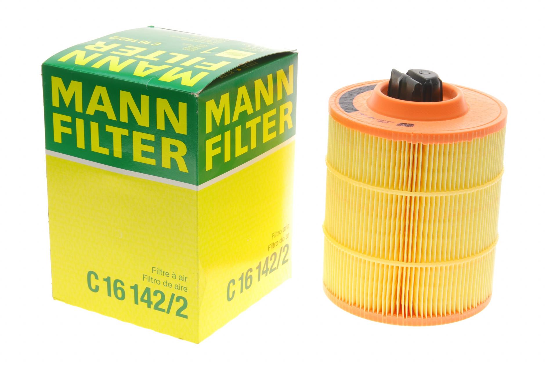 Фильтр воздушный Mann-Filter для Ford Galaxy/Mondeo/S-Max 2,2TDCi 08-15 (C 16 142/2) Фильтр воздушный Mann-Filter для Ford Galaxy/Mondeo/S-Max 2,2TDCi 08-15 (C 16 142/2)