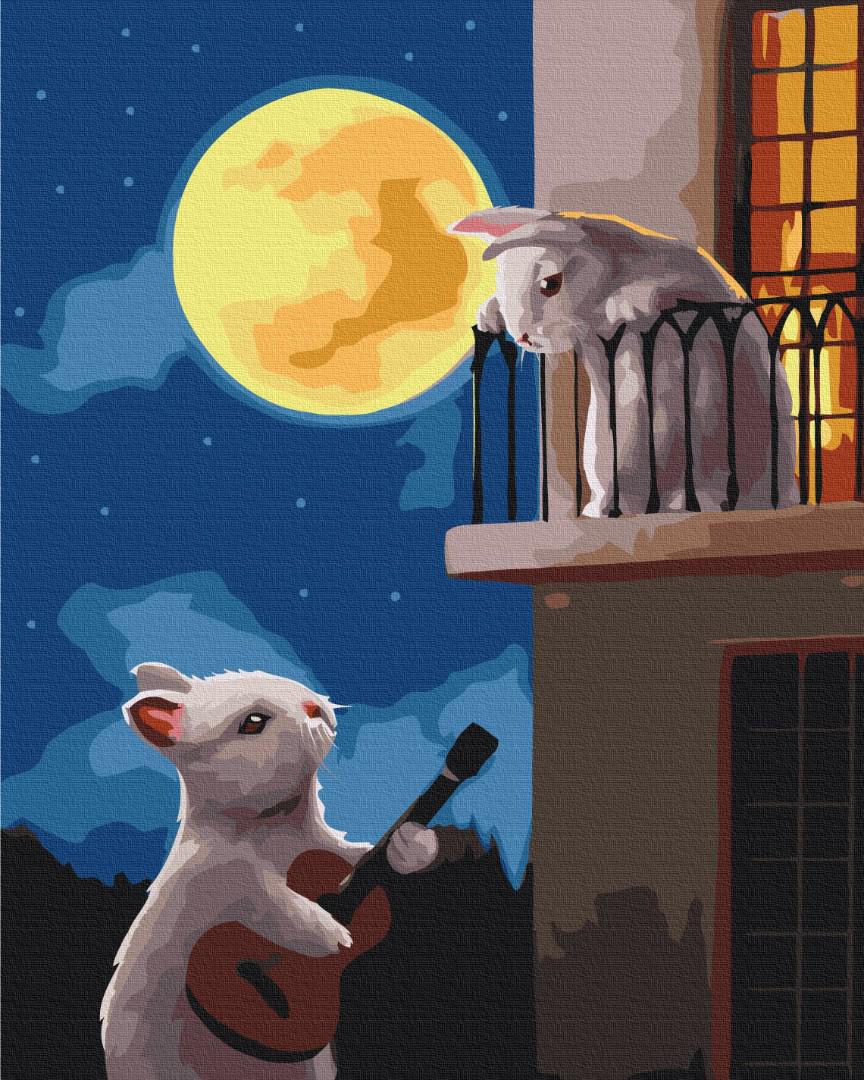 Картина по номерам Brushme Лунная серенада 40x50 см (BS53514)