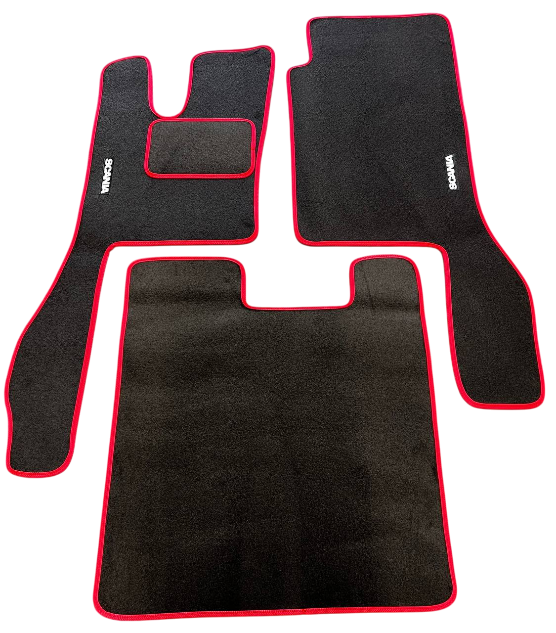Килимки в салон ворсові для Scania R-series 2017-2022 5 шт. Чорний (27327064)