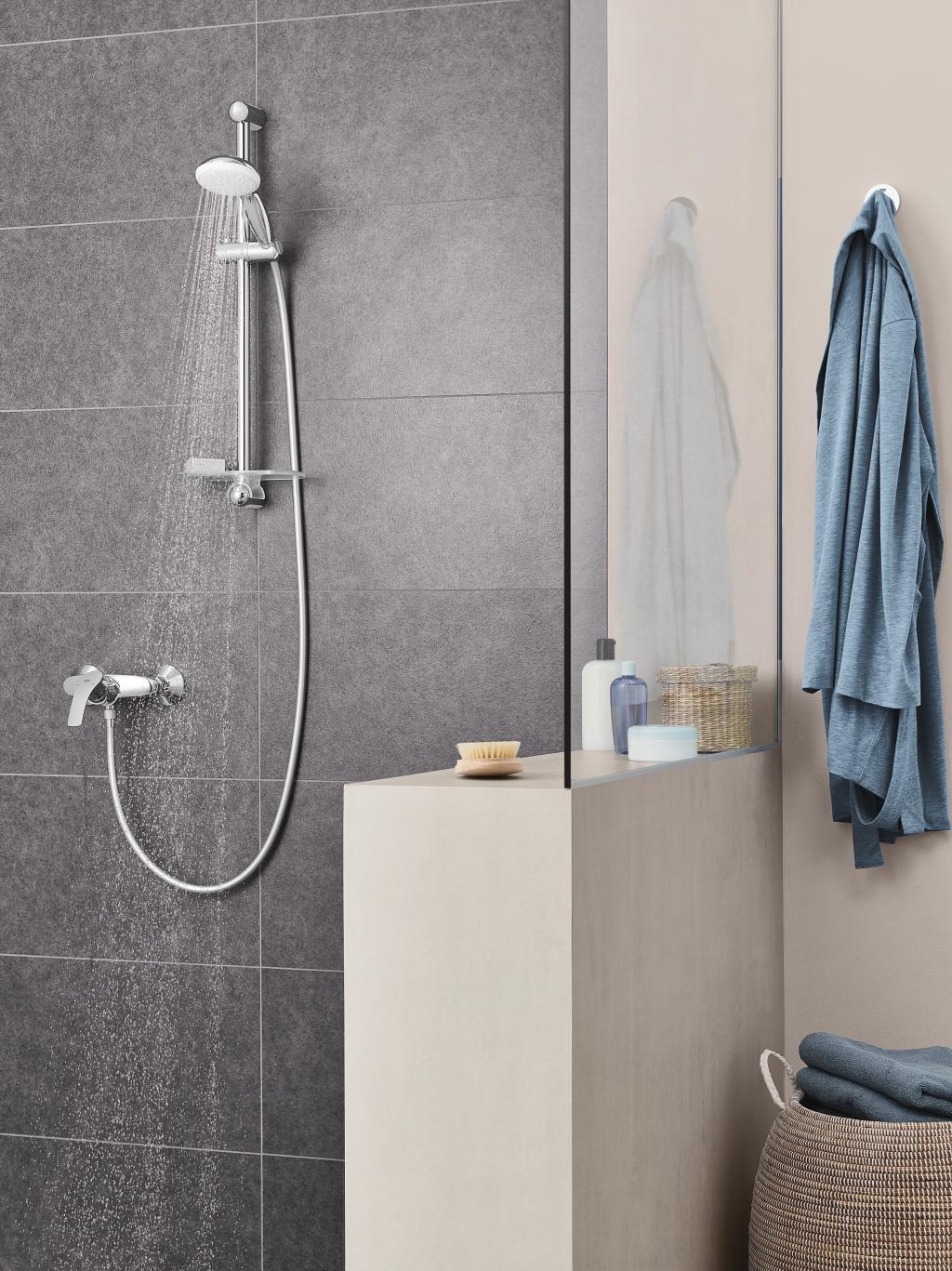 Душевой комплект со штангой Grohe New Tempesta 27927000 Хром (88684) - фото 5