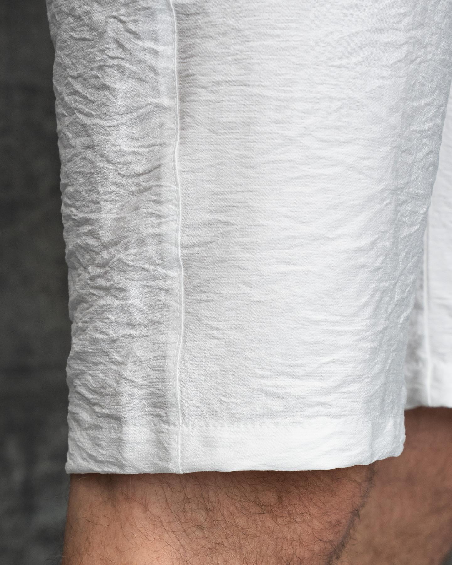 Шорти чоловічі класичні Aero лляні 4XL Молочний (26377/3/7) - фото 2