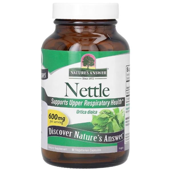 Комплекс для здоровья предстательной железы Nature's Answer Nettle 600 мг 90 вег. капс. (000022191) Комплекс для здоровья предстательной железы Nature's Answer Nettle 600 мг 90 вег. капс. (000022191)
