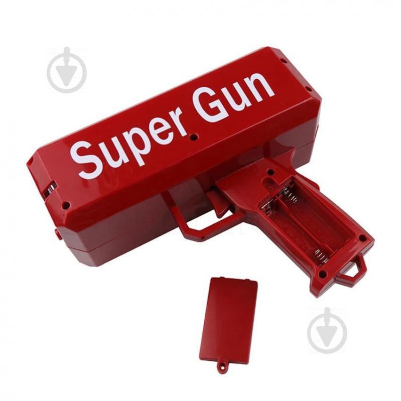 Пістолет стріляючий грошима Super Gun Червоний (hj123473) - фото 2