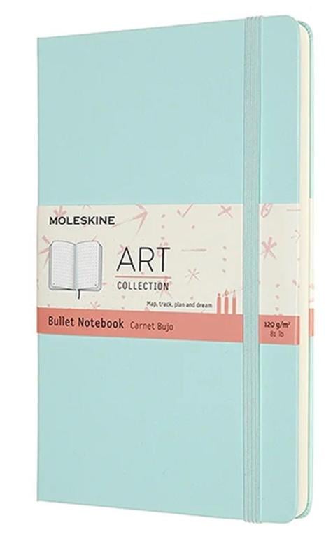 Блокнот Moleskine Art Bullet середній Блакитний (ARTBULNT3B24)