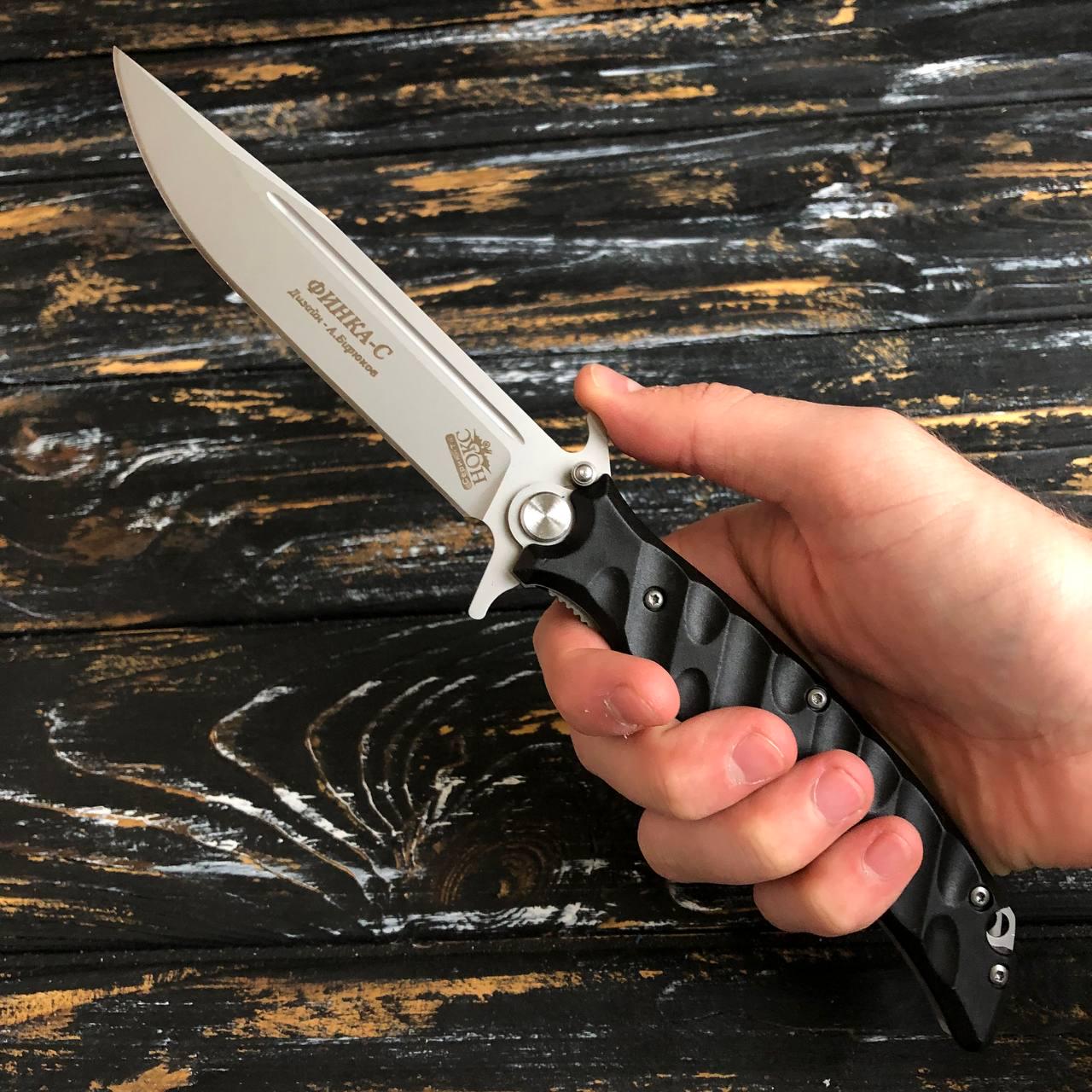 Ніж складаний туристичний Финка-С Нокс клинок 12 см (240) - фото 4