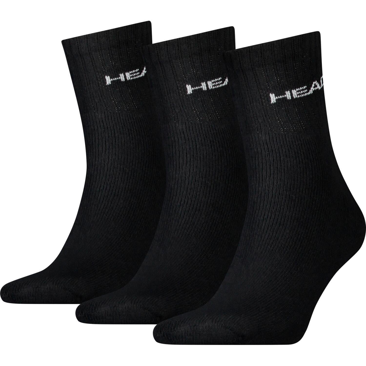 Носки Head SHORT CREW 3PPK UNISEX 771026001-200 3 пары р. 35-38 Черный (57023-114)