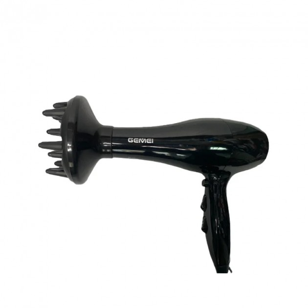 Фен Gemei GM-103 Pro с регуляцией скорости и температуры сенсорный датчик прикосновения 2200W Черный (-1007576238) - фото 6 Фен Gemei GM-103 Pro с регуляцией скорости и температуры сенсорный датчик прикосновения 2200W Черный (-1007576238) - фото 6