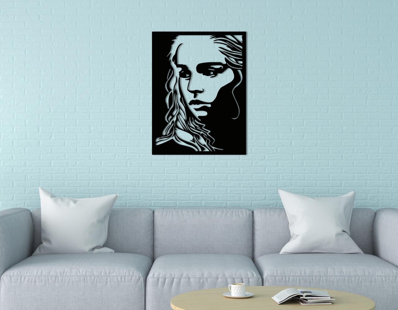 Декоративное панно на стену Upwood Decor Daenerys 65,5х50 см Black (1570772864)
