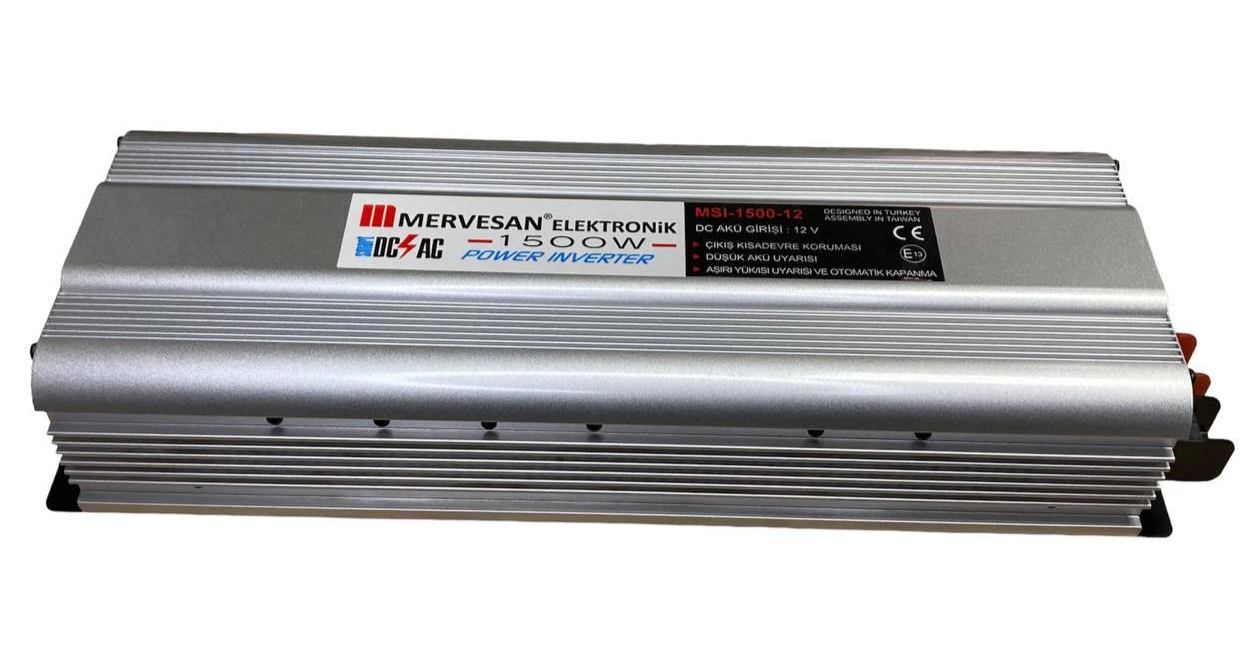 Перетворювач напруги автомобільний Mervesan 1500 W 12 V 220 V