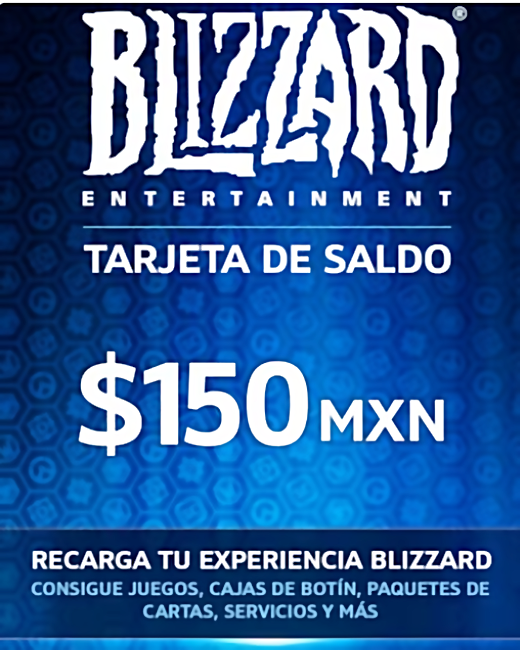 Подарочная карта Blizzard Battle.net 150 MXN