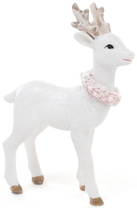 Статуэтка декоративная Олень с венком 10,5 см (BD-707-189)